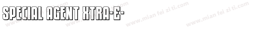 Special Agent Xtra-E字体转换